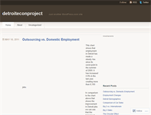 Tablet Screenshot of detroiteconproject.wordpress.com
