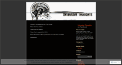 Desktop Screenshot of intrusivethoughts.wordpress.com