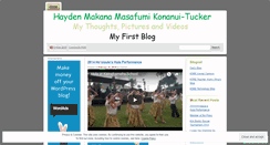 Desktop Screenshot of haydenmakana.wordpress.com