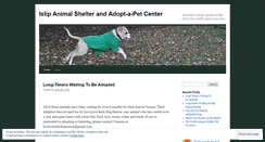 Desktop Screenshot of islipanimalshelter.wordpress.com