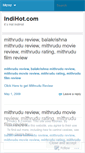 Mobile Screenshot of indihot.wordpress.com