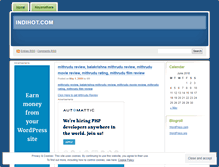 Tablet Screenshot of indihot.wordpress.com