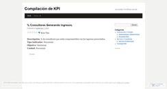 Desktop Screenshot of kpilibre.wordpress.com