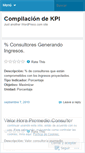 Mobile Screenshot of kpilibre.wordpress.com