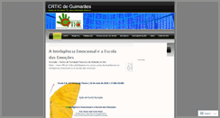 Desktop Screenshot of crticdeguimaraes.wordpress.com