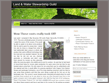 Tablet Screenshot of landandwaterstewardshipguild.wordpress.com