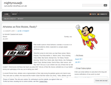 Tablet Screenshot of mightymousejb.wordpress.com