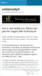 Mobile Screenshot of noblerealtyfl.wordpress.com