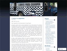 Tablet Screenshot of bookmobile.wordpress.com