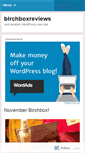 Mobile Screenshot of birchboxreviews.wordpress.com