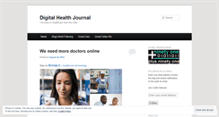 Desktop Screenshot of digitalhealthjournal.wordpress.com