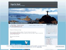 Tablet Screenshot of hopeforbrazil.wordpress.com