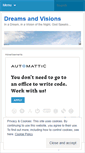 Mobile Screenshot of dreamsandvisions.wordpress.com