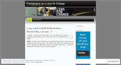 Desktop Screenshot of lensforchange.wordpress.com