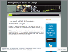 Tablet Screenshot of lensforchange.wordpress.com