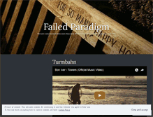 Tablet Screenshot of failedparadigm.wordpress.com