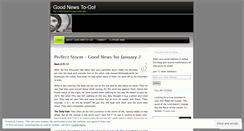 Desktop Screenshot of goodnewstogo.wordpress.com