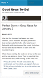 Mobile Screenshot of goodnewstogo.wordpress.com