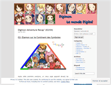 Tablet Screenshot of digimondigital.wordpress.com