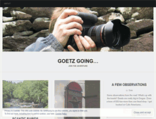 Tablet Screenshot of goetzgoing.wordpress.com