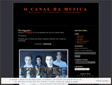 Tablet Screenshot of ocanaldamusica.wordpress.com
