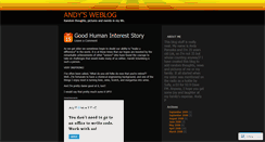 Desktop Screenshot of apanuska.wordpress.com