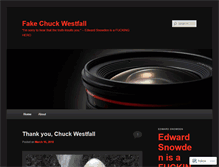 Tablet Screenshot of fakechuckwestfall.wordpress.com