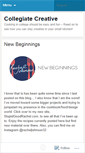 Mobile Screenshot of collegiatecreative.wordpress.com