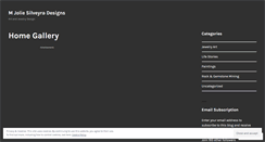 Desktop Screenshot of mjoliedesigns.wordpress.com