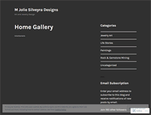 Tablet Screenshot of mjoliedesigns.wordpress.com