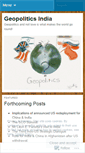 Mobile Screenshot of geopoliticsindia.wordpress.com