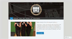 Desktop Screenshot of boxgirls.wordpress.com