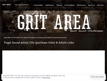 Tablet Screenshot of gritarea.wordpress.com