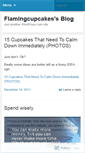 Mobile Screenshot of flamingcupcakes.wordpress.com