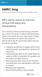 Mobile Screenshot of amrcpolicyblog.wordpress.com