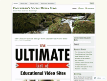 Tablet Screenshot of coolwired.wordpress.com