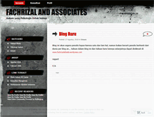 Tablet Screenshot of fachrizalandassociates.wordpress.com