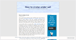 Desktop Screenshot of howtocruise.wordpress.com