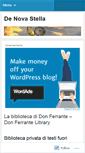 Mobile Screenshot of denovastella.wordpress.com