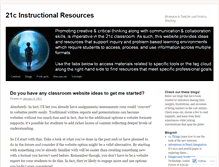 Tablet Screenshot of 21ctoolbox.wordpress.com