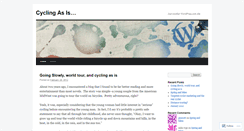 Desktop Screenshot of cyclingasis.wordpress.com