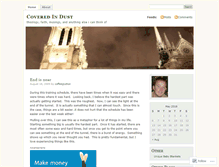 Tablet Screenshot of coveredindust.wordpress.com