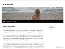 Tablet Screenshot of ledemeon.wordpress.com