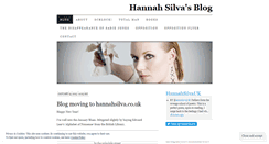 Desktop Screenshot of hannahsilva.wordpress.com
