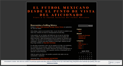 Desktop Screenshot of futblogmexico.wordpress.com