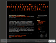 Tablet Screenshot of futblogmexico.wordpress.com