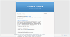 Desktop Screenshot of gastritiscronica1.wordpress.com