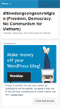 Mobile Screenshot of ditmedangcongsanvietgian.wordpress.com