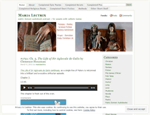Tablet Screenshot of marialectrix.wordpress.com