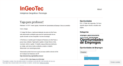 Desktop Screenshot of ingeotec.wordpress.com
